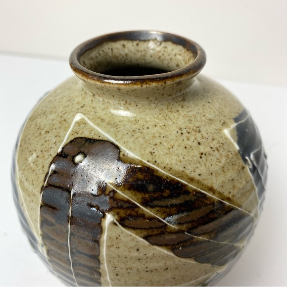 Vintage Japanese Stoneware Vase - Picture 5 of 8